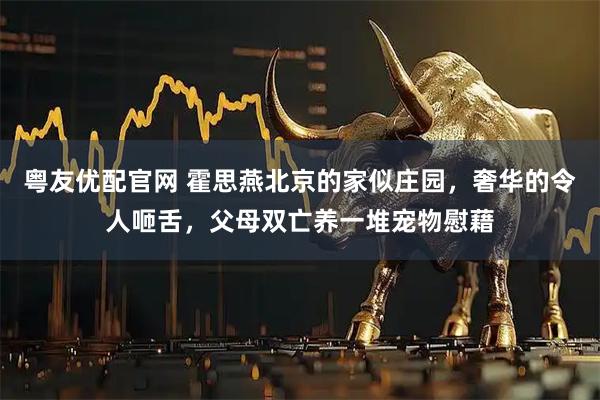 粤友优配官网 霍思燕北京的家似庄园，奢华的令人咂舌，父母双亡养一堆宠物慰藉