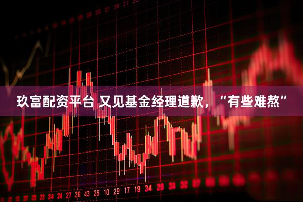 玖富配资平台 又见基金经理道歉，“有些难熬”